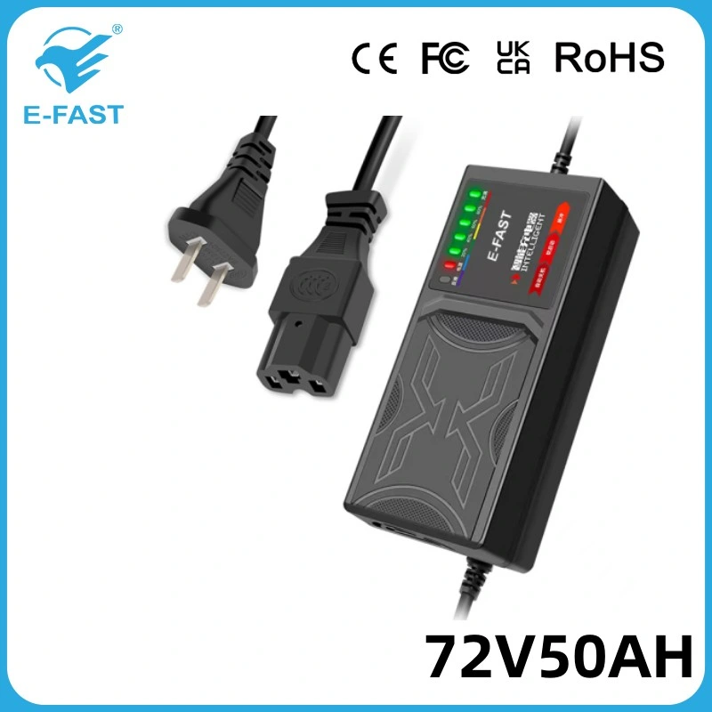 72V50ah Lead-Acid Start Stop Rechargeable Pulse Battery Charger for E-Bicycle Motorcycle