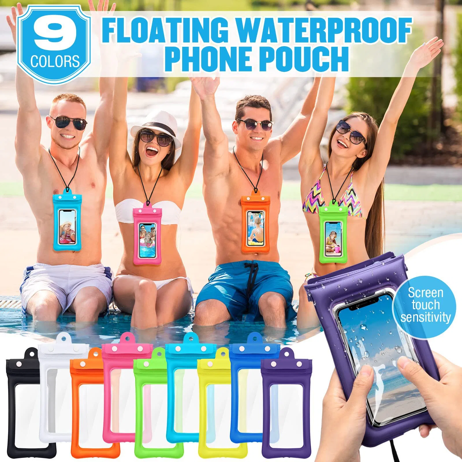 China Großhandel/Lieferant Smart Phone Pouch Universal Unterwasser Handy-Tasche für Joggen Schwimmen