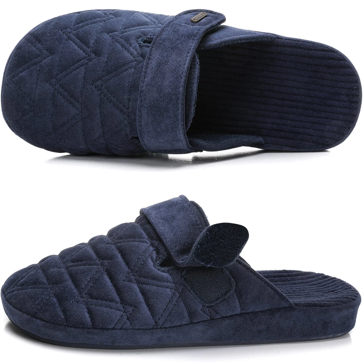 Corifei Herren Startseite Hausschuhe Geometrische Indoor Slip auf Rutschen Gummi Sole Winter