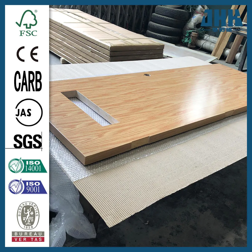 Jhk Waterproof Internal Decorative Hollow Core Veneer Flush Wood Door