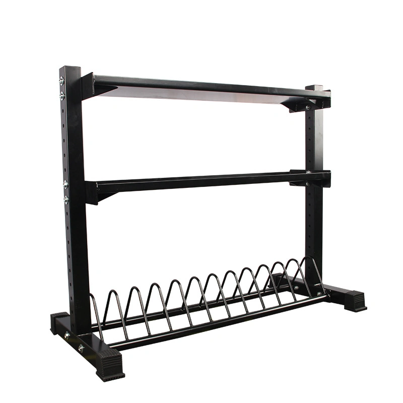 High quality/High cost performance  Life Fitness Fixed Commercial Use Olypic Ont-R18 Barbell Plate Storage Gym Professional Equipment Dumbbell Gym Used Barbell Rack