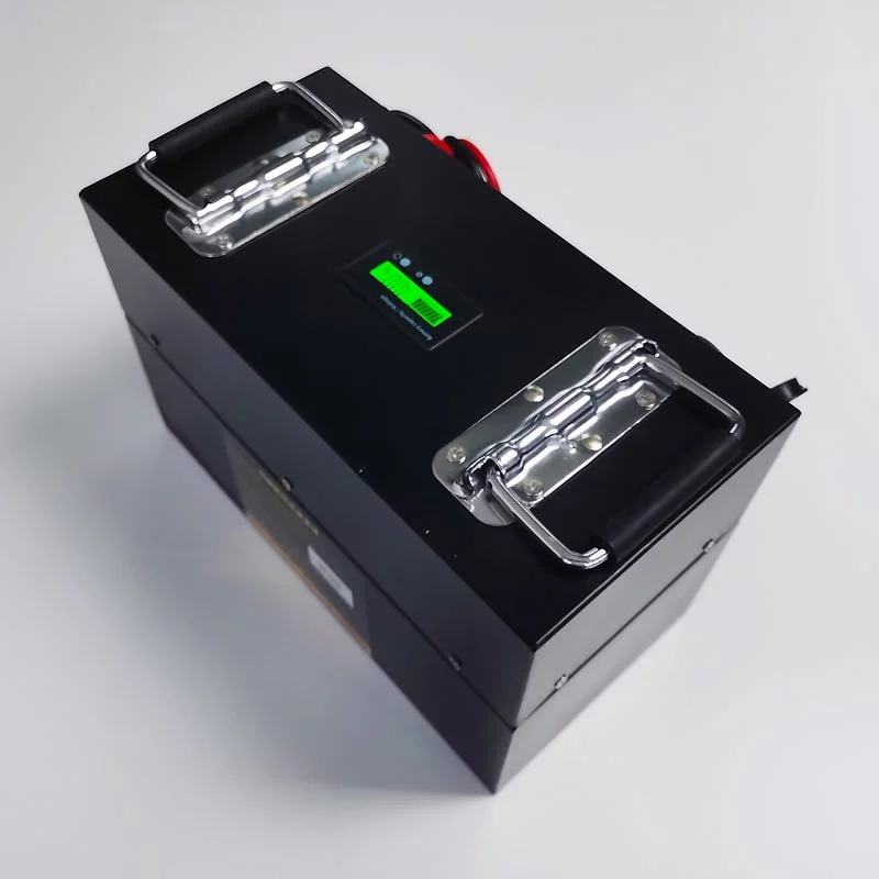 24s3p 72V 76.8V 18ah Rechargeable LiFePO4 Power Battery Pack with LCD Display