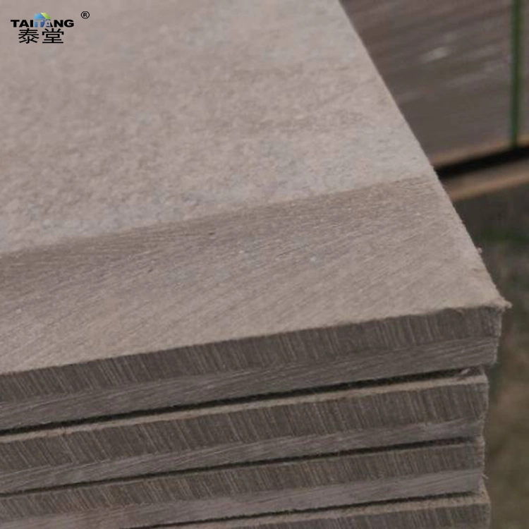 Grooved Cement Siding Wood Placa Cimenticia Laminated Fiber Cement Board