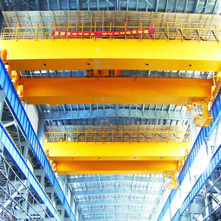 European Style Double Beam Girder Overhead Bridge Crane 25 Tons Span 20m Lifting Height 9m