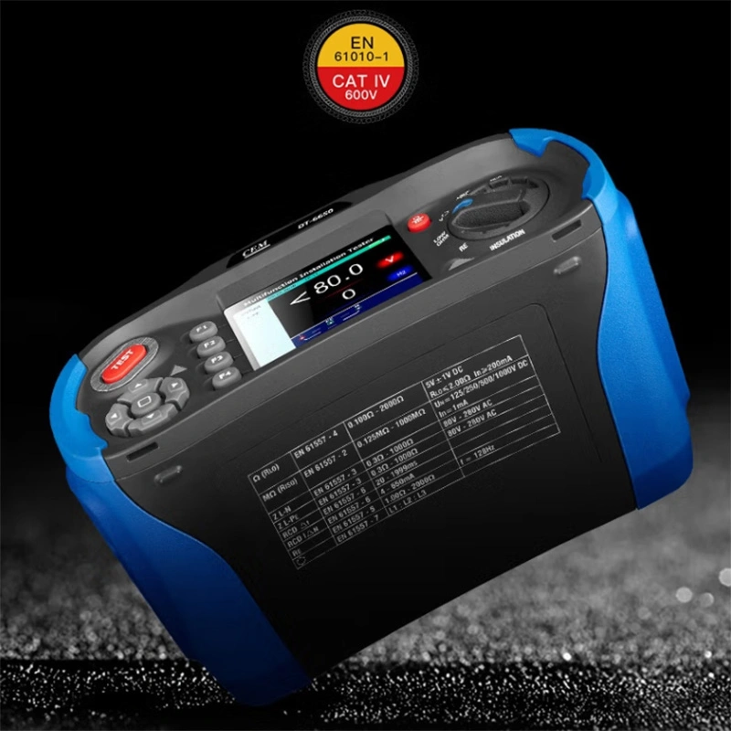 DT6650 Handheld Multimeter Multifunktions-Installationstester für elektrische Anlagen