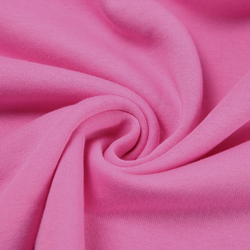 New Fashion Design Thick Polyester Cotton Fleece Fabric