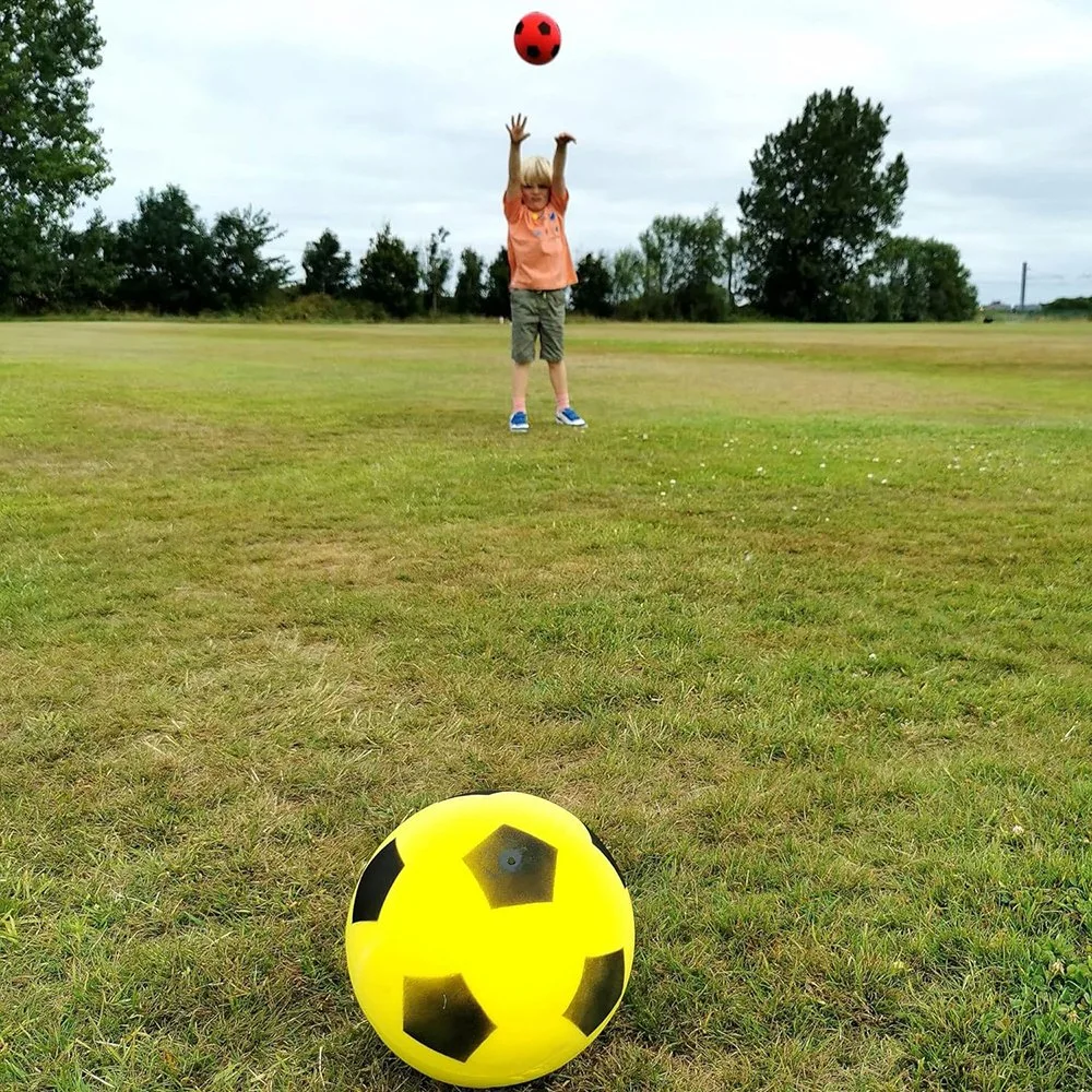 Ballon de football en mousse de pu souple résistant aux déchirures, ligue de 6.5'' Taille pour les jeunes, en intérieur et en extérieur