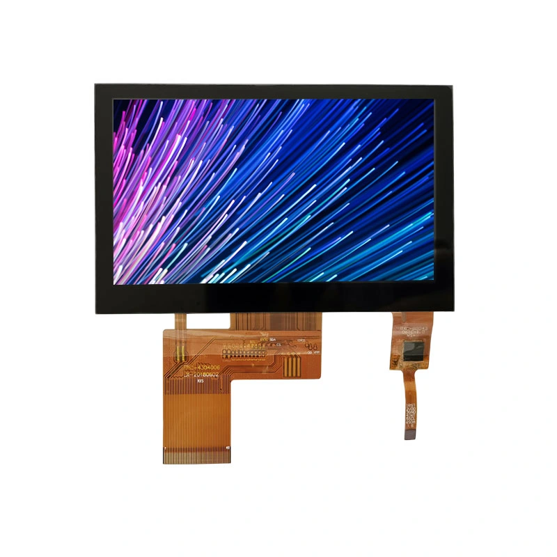 4.3 pouces écran WQVGA 400 nits avec CTP 480x272 résolution TFT LCD