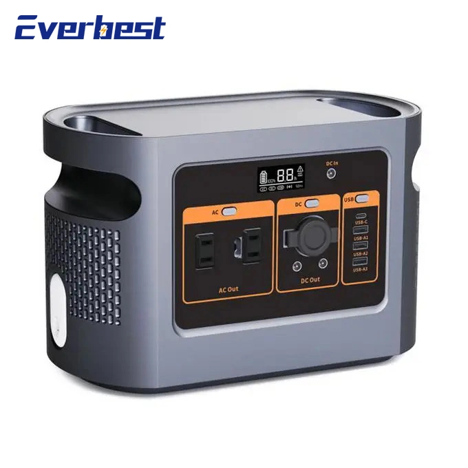 Rechargeable Backup Power LiFePO4 Battery Emergency Portable Solar Generator 600W