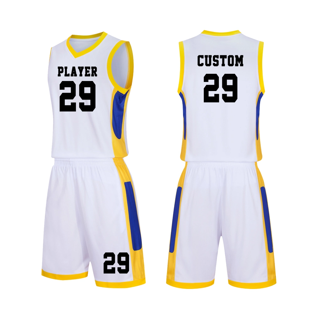 Popular Quality Team Suit Pure Basketball Mens Jersey Uniform Wear