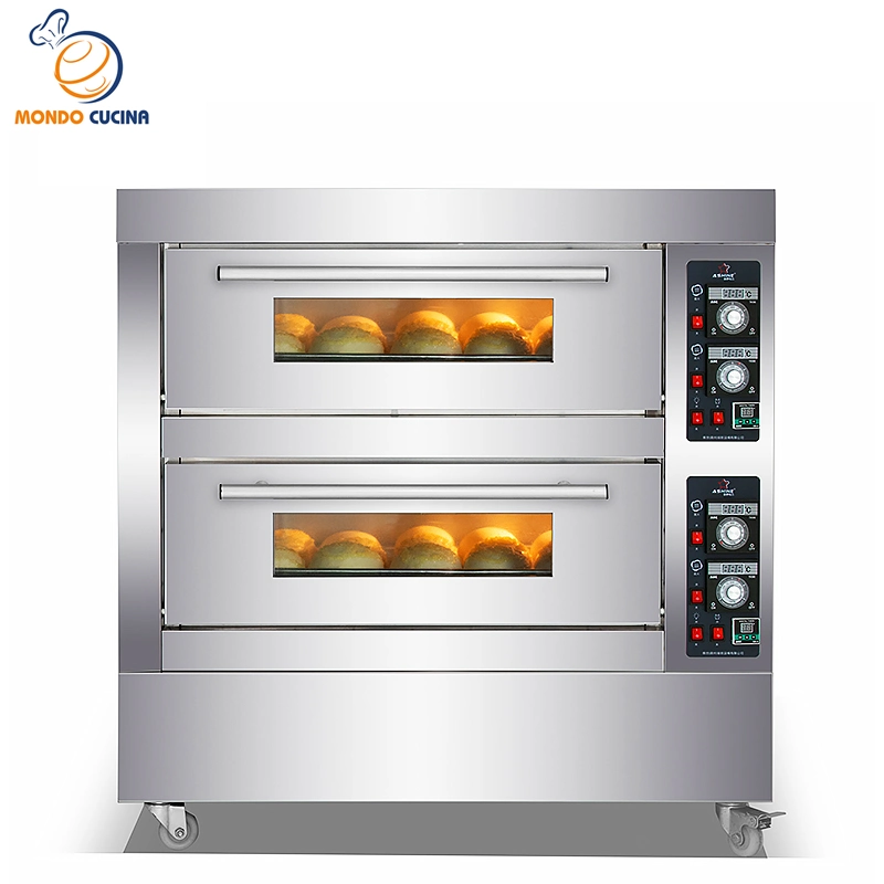 Top Qualität Elektrischer Deckofen für Brotbackgeräte 3 Deck 9 Tabletts Kommerzielle Pizza Brot Herd Ofen