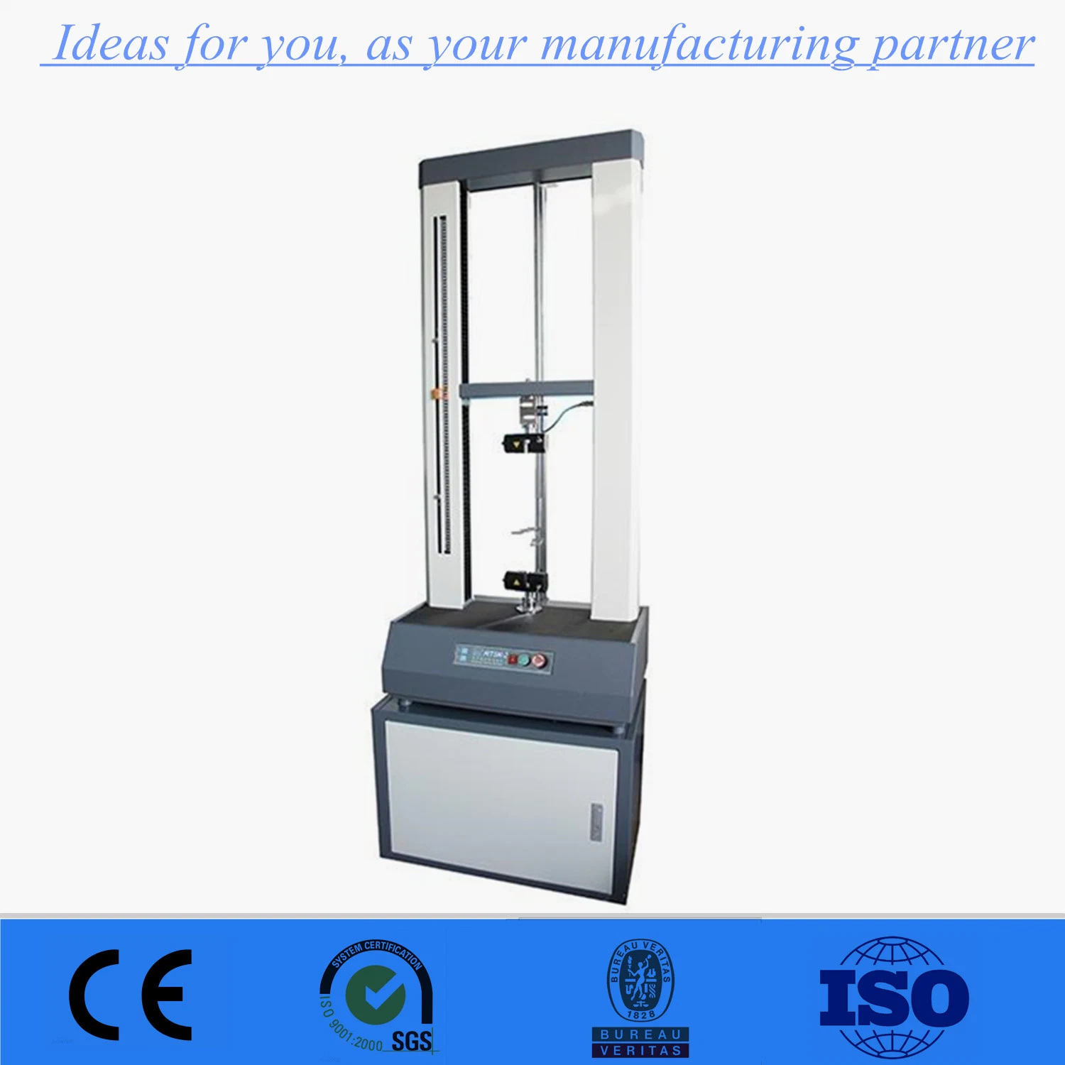 Micro-Computer Single Column 5000n Rubber/Plastic Tensile Tester