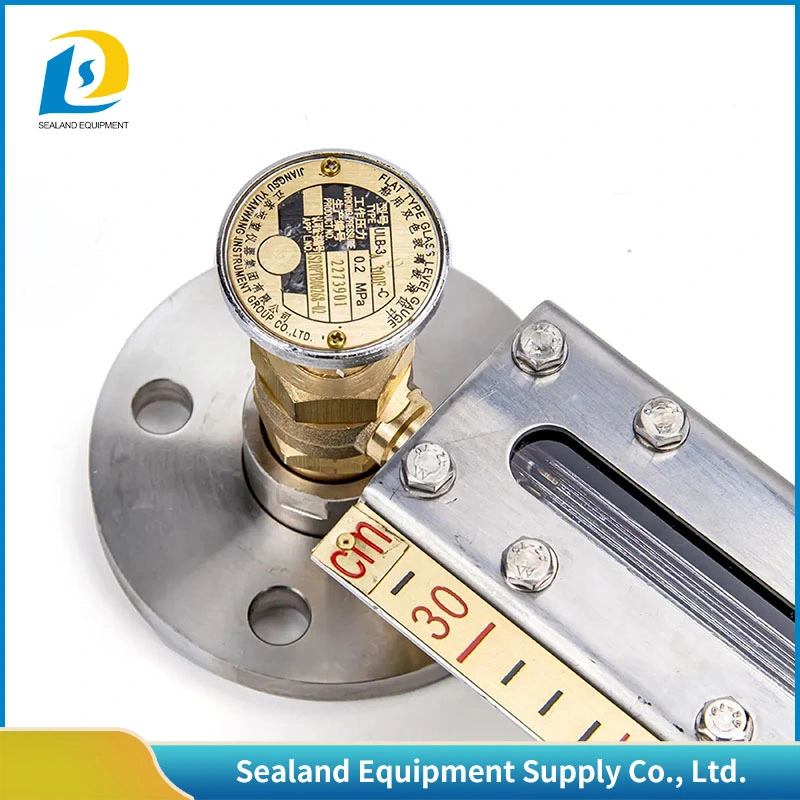 Sealand Factory Hi-Quality OEM Flat Type Glass Level Gauge for Oil or Water