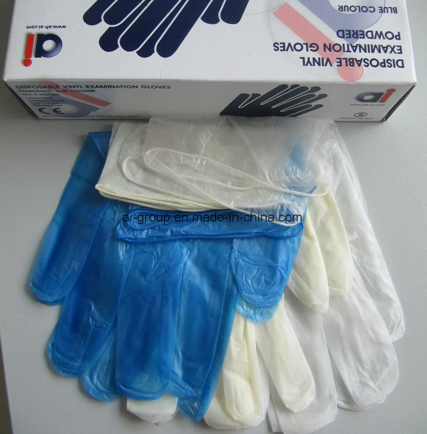 Clear Vinyl Nitrile Exam Wholesale Disposable Safety Protective Gloves for Medical Use