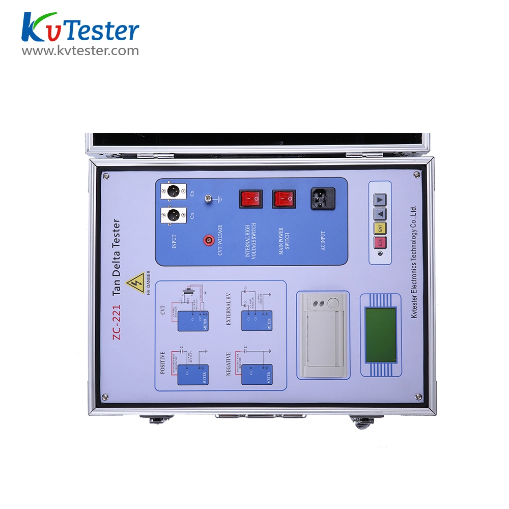 China Leading Supplier Kvtester Supplied Digital Dissipation Factor Measuring Instruments High Precision Tan Delta Tester