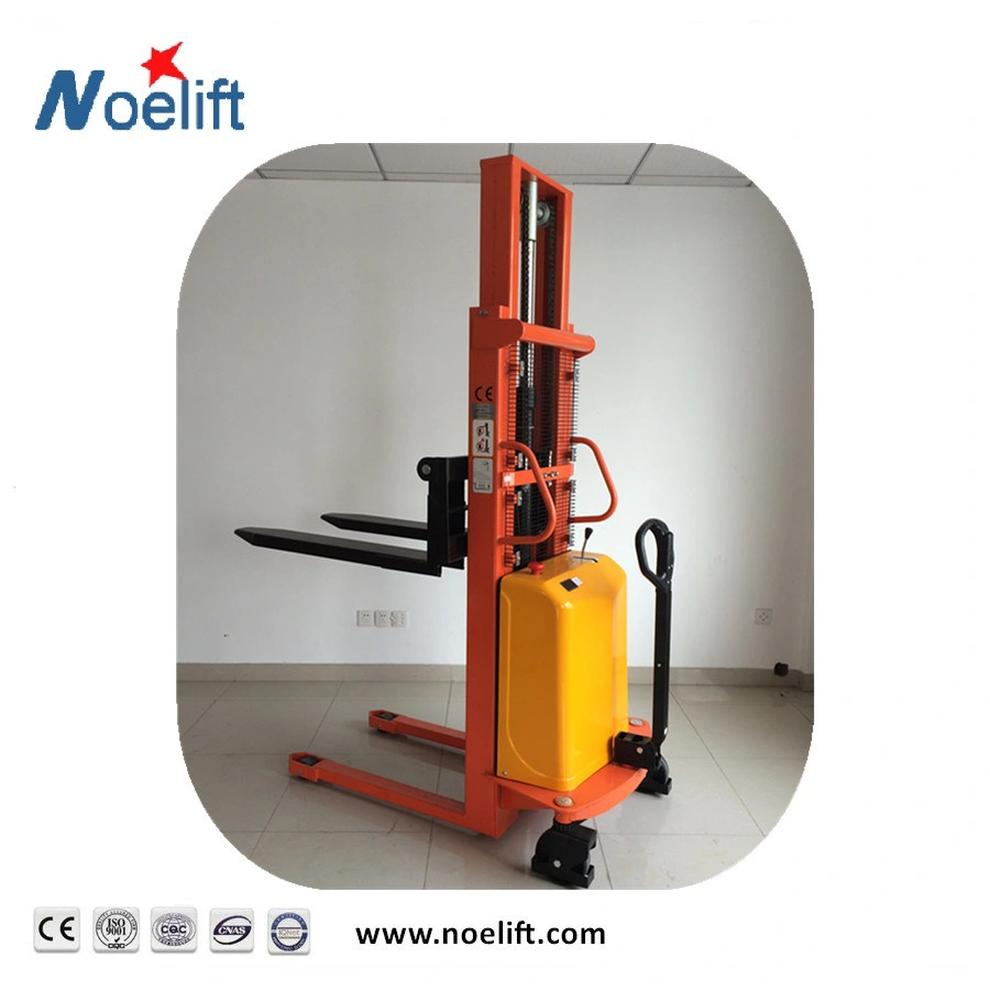 Industrial Fork Lift Semi Electric Stacker 1500 Kg 3500mm