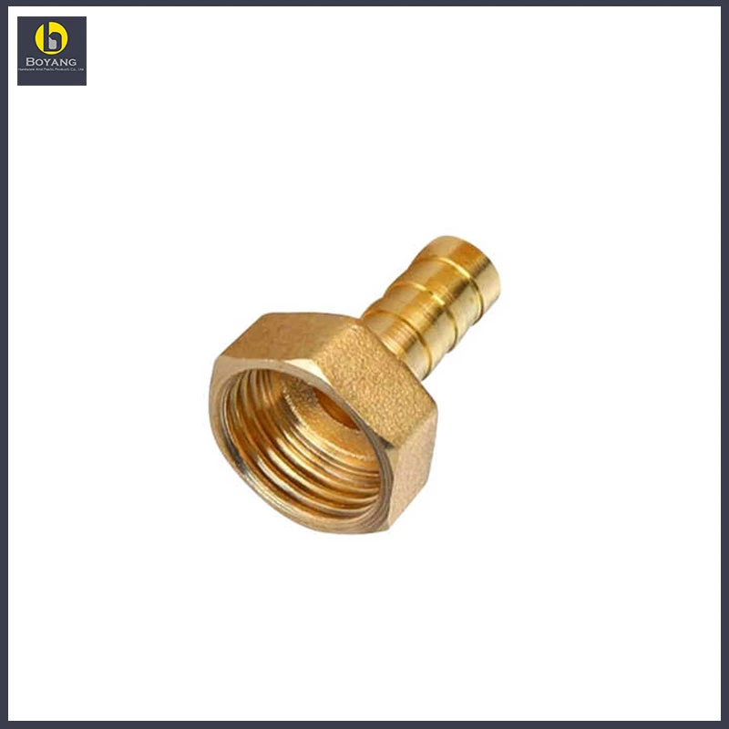 Metal Processing External Small Square Bore Steel Threaded Bushing CNC Turning Parts