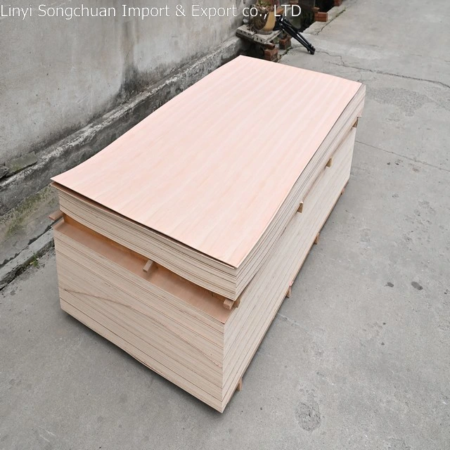 Wholesale/Supplier 4*8FT 18mm Poplar Core Sapele Plywood Sheet for Wood Furniture