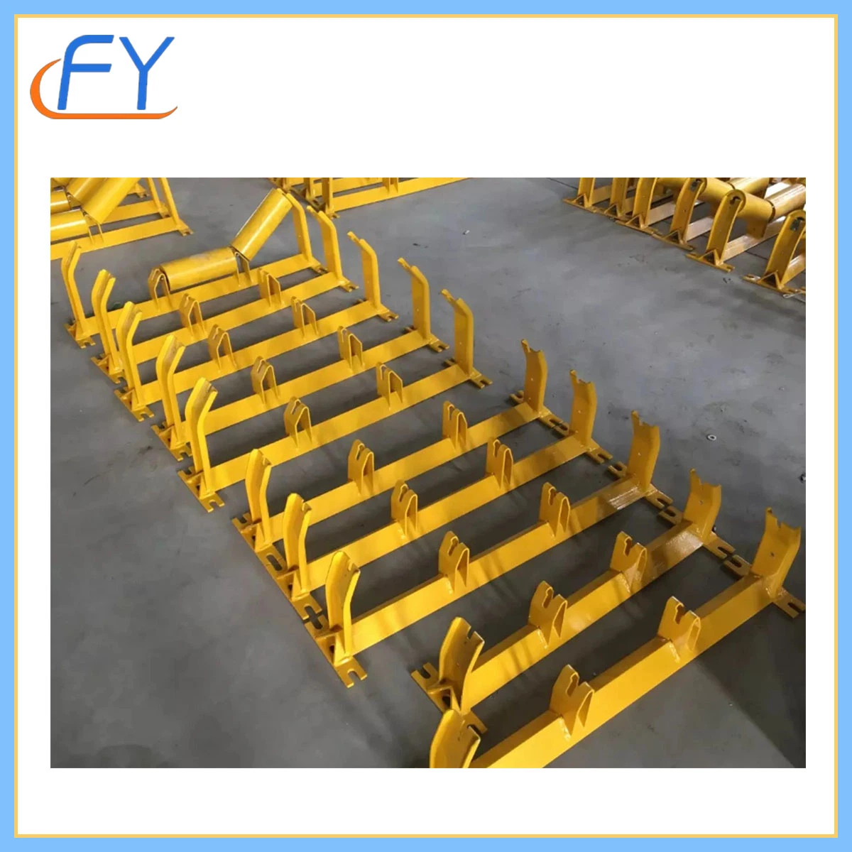 Carrying Machines Customized Conveyor Bracket Roller Frame OEM&ODM Service for Cement, Stone