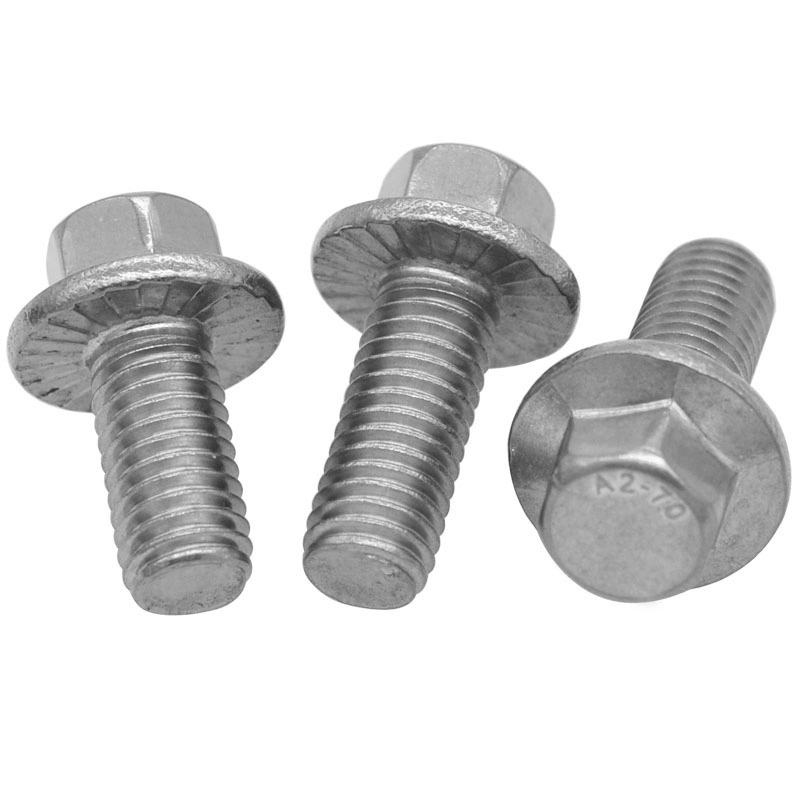 M5 M6 M8 M10 M12 M14 M16 M20 DIN 6921 Steel 8.8 Grade Zinc Plated Hexagon Hex Flange Bolt