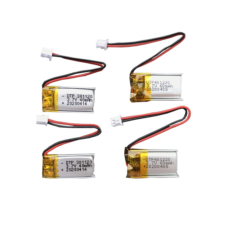 3.7V 40mAh Lithium Polymer Battery for Mini Fan