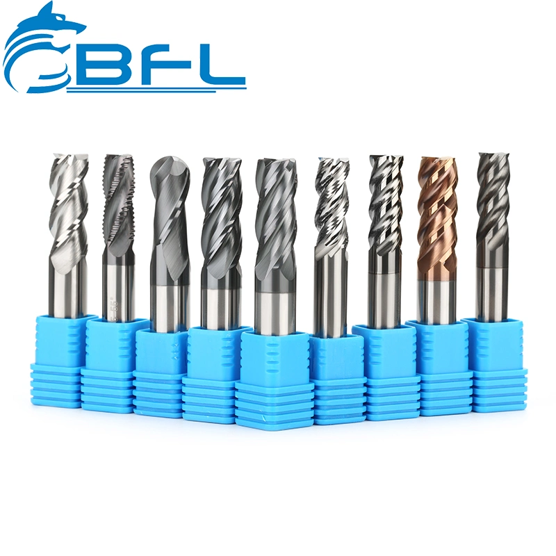 Bfl D14*45*D14*100-4f 4flutes Solid Carbide Milling Cutter Fresa for Metal/Steel/Iron in Stock HRC45/55/65