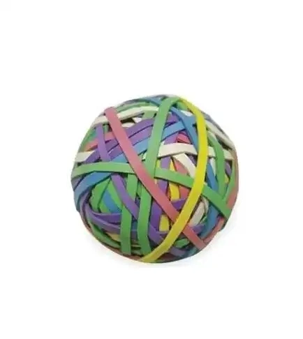 Verschiedene Farben Gummibänder Bunte Elastics Gummiband Ball Stationery Gummiband für Kunsthandwerk Dokument Bürobedarf