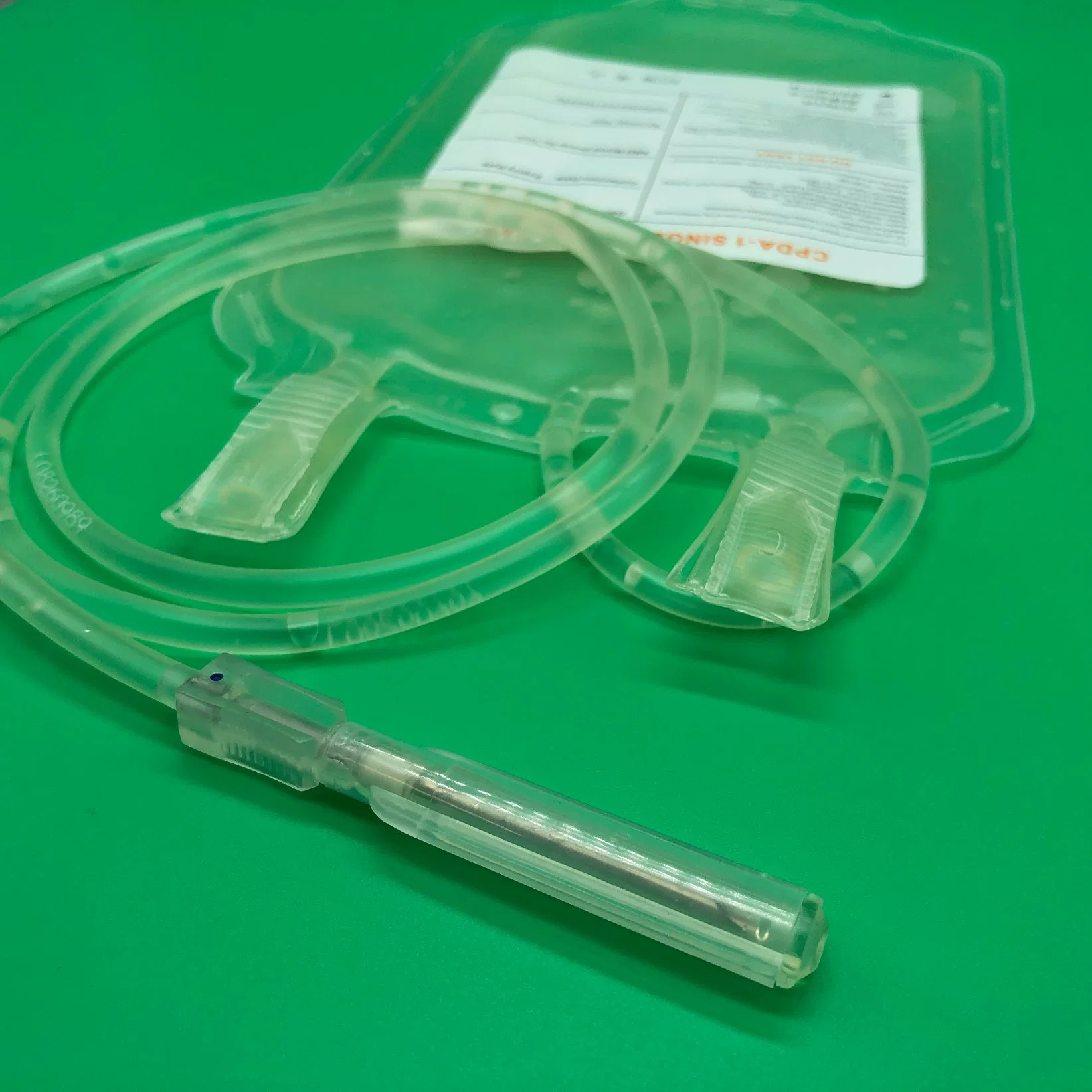 Disposable Double Blood Bag with Needle Protector/Collection Tube/Sampling Pouch