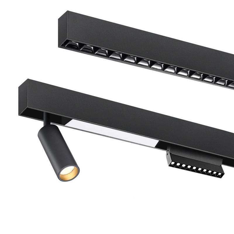 Nouvelle lampe de rail magnétique LED intégrée moderne lampe LED magnétique Rail plafonnier éclairage intérieur