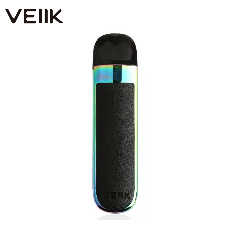 نظام Veik Airo CCartridge Vape سعة 2 مل متوافق مع Tpd طقم السجائر نظام الظرف سعة 500 مللي أمبير/ساعة