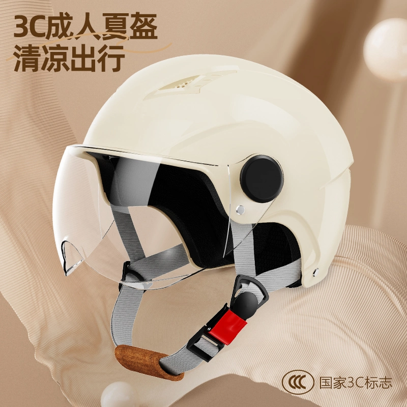 2023 New High Quality Motorcycle Half Open Face Riding Safety Helmet 3CE/CE Approved Breathable Anti-Fall Motorbike Motocross Racing Helmet