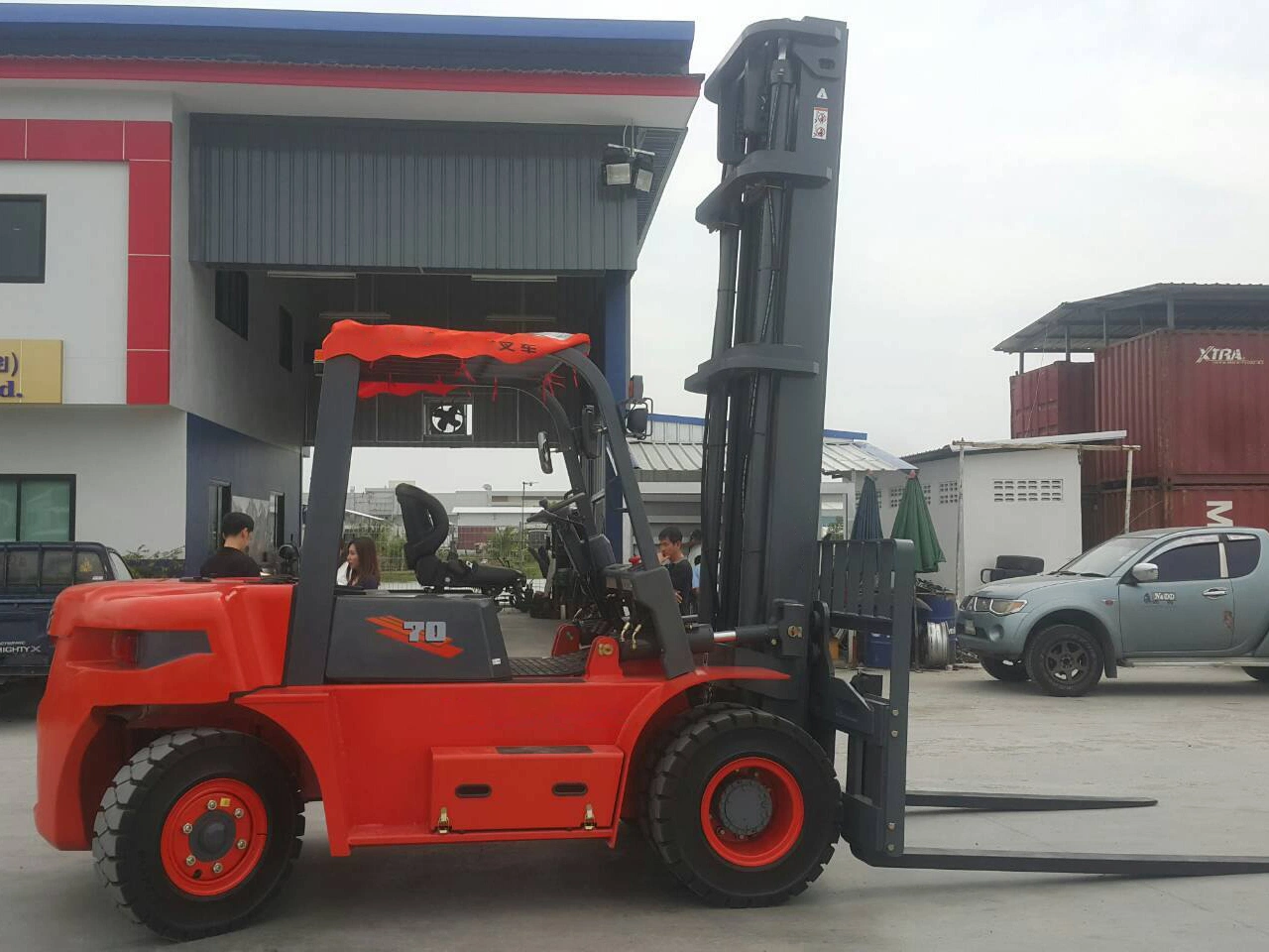 Wildly Used Forklift Grapple Truck Price