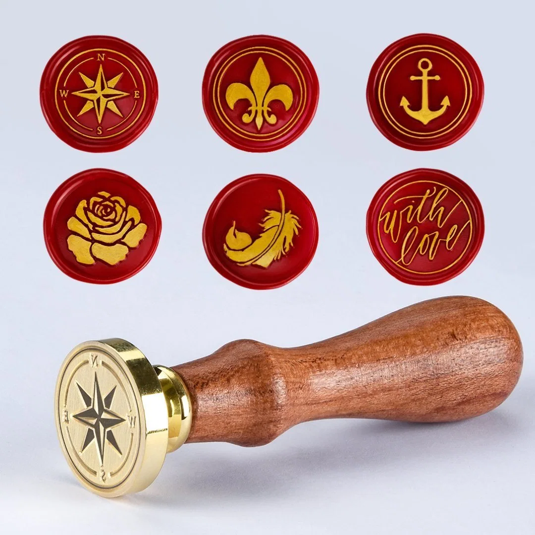 Ancient Classical Design Special Cool Office Supply Wax Seal Stamp Set