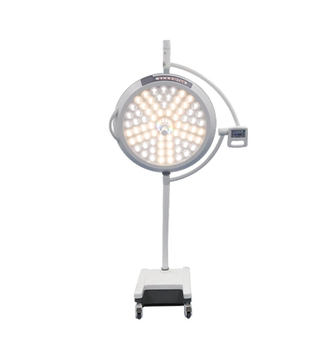 preço de fábrica Equipamento médico barato Hospital shadowless cirúrgico LED OR Luzes de operação montadas no teto, cabeça dupla