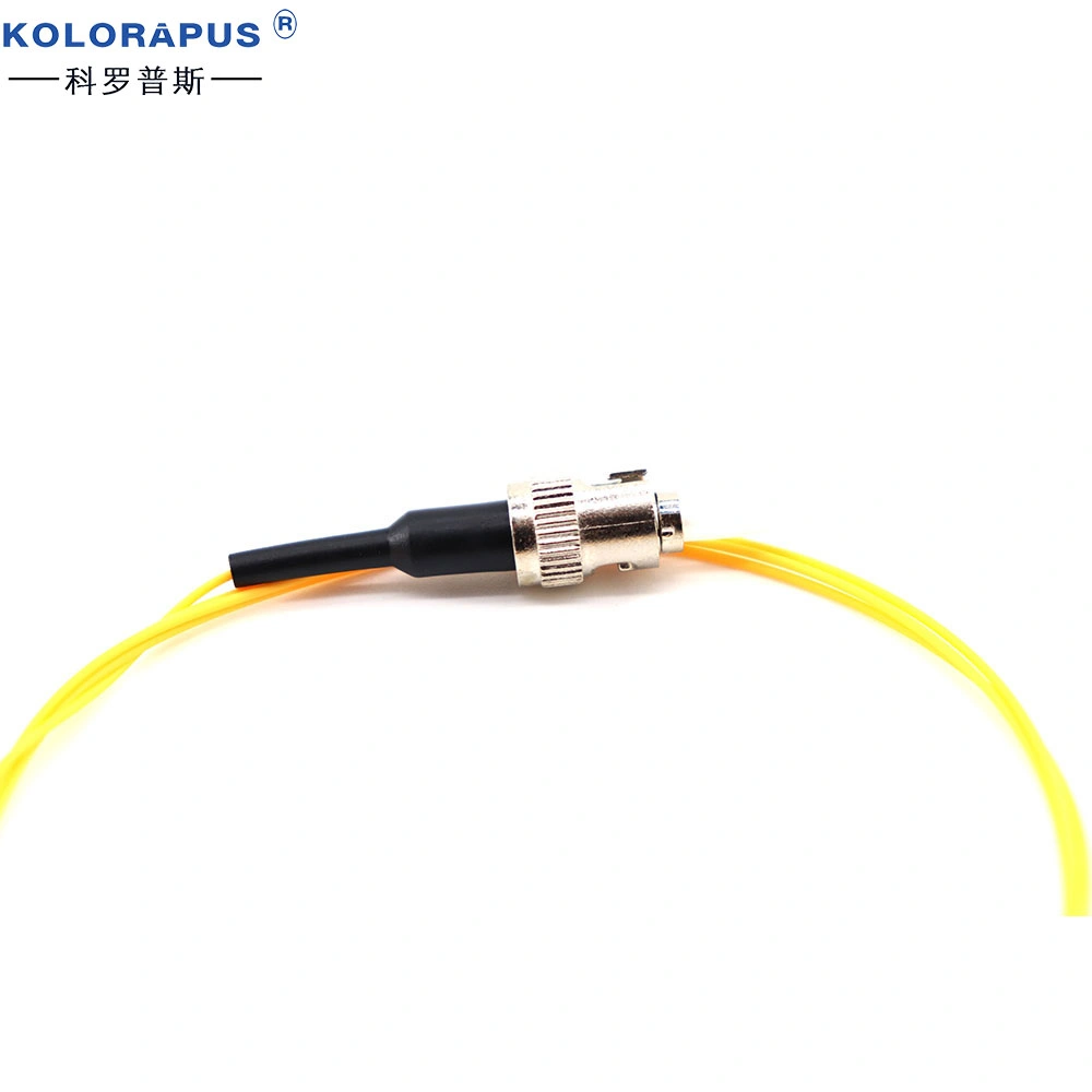 Kolorapus 1.0 Meter St Upc/APC Fiber Optic Pigtail Simplex 0.9mm Sm Single Mode mm Multi Mode (OM1 mm)