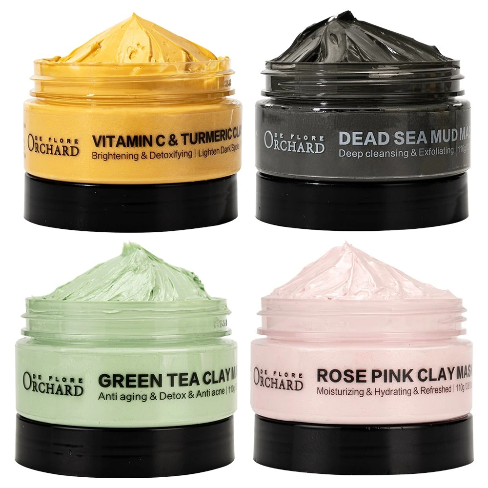 Hot Selling Face Care Moisturizing & Hydrating Rose Pink Clay Mask