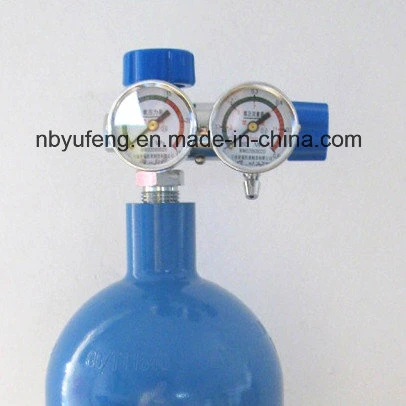 Regulator Adjustable High Purity Gas Oxygen Regulator with High Pressure Reducing Capacihigh Pressure Natural Gas Cylinder Valve Used with 4L Steel Cylinder