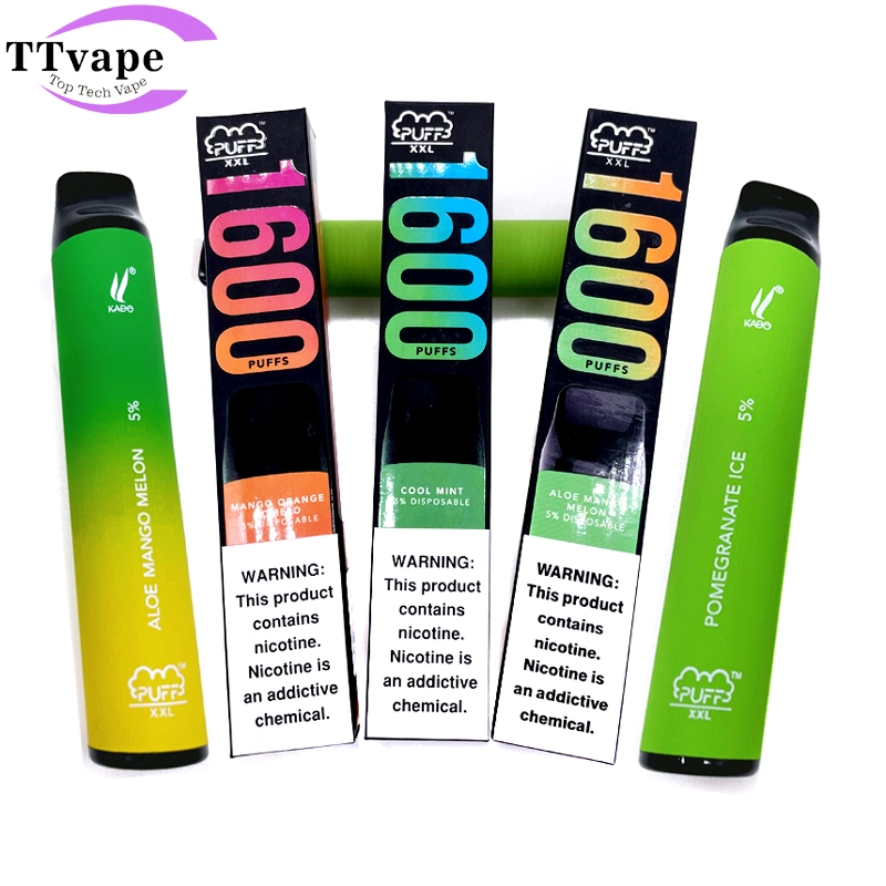 Wholesale/Supplier 10 Pack 1600 Puffs Puff XXL Bar Disposable/Chargeable Vape with Best Price