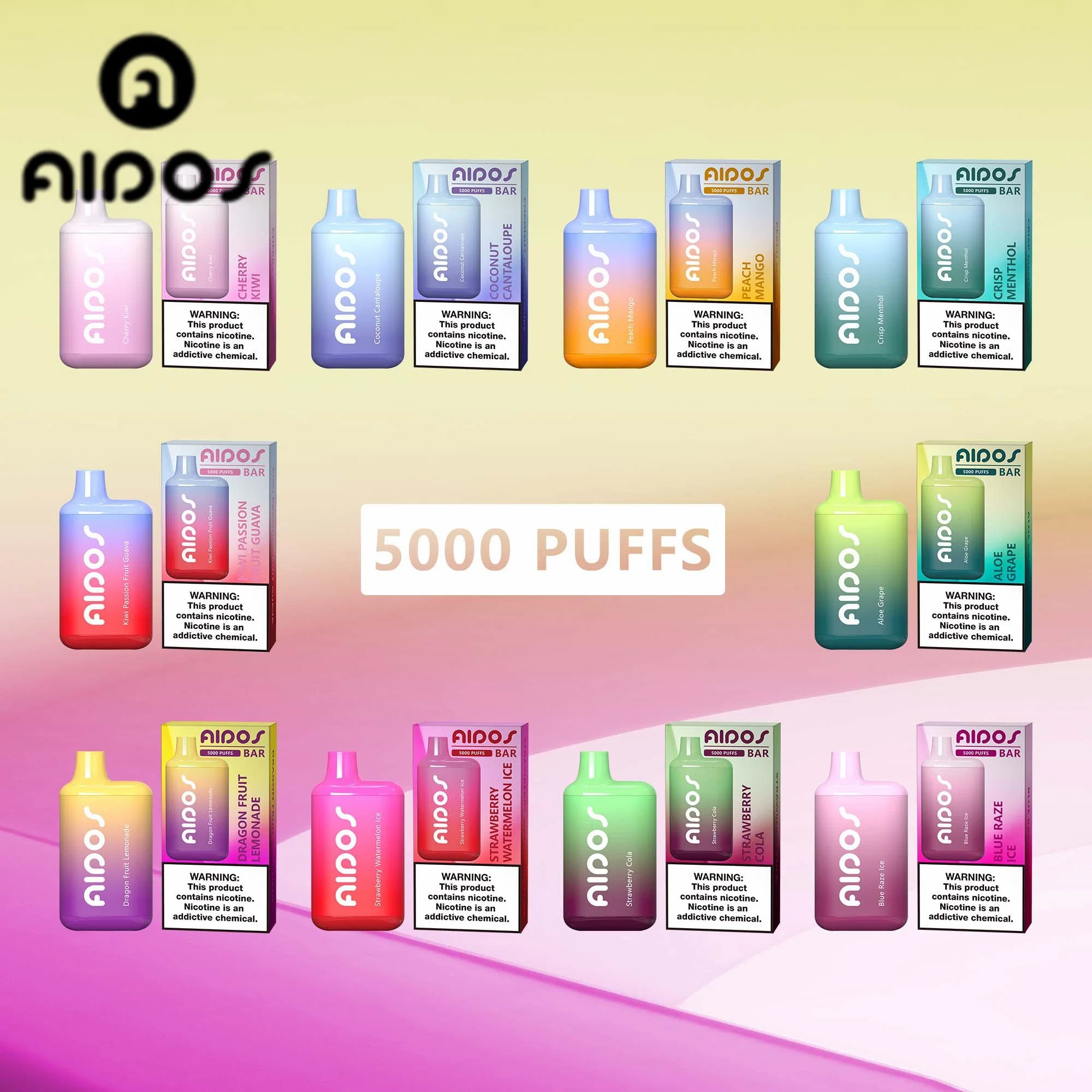 Nouveau Mini 4000 Puffs Smok Pod jetable E cigarette Vape Prix de gros de la boîte