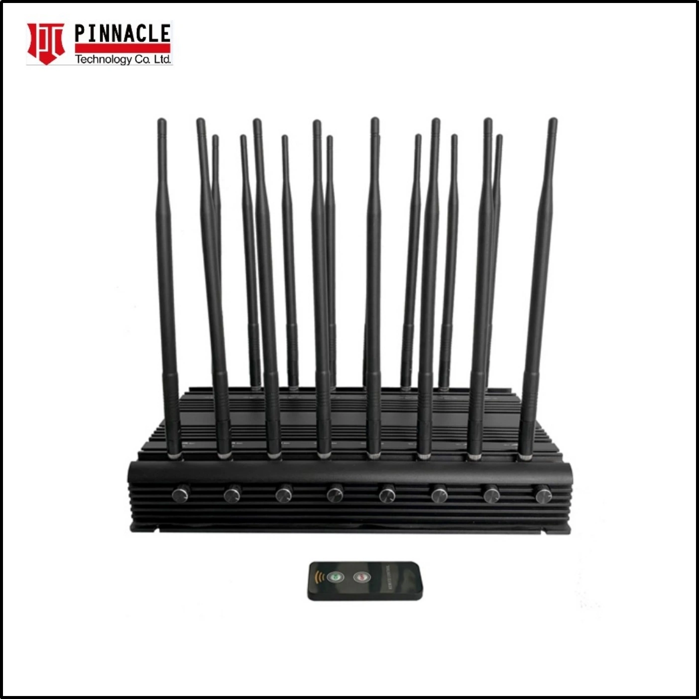 16-Antennas Desktop Mobile Phone CDMA GSM 3G 4G Wi-Fi Lojack VHF UHF Radio Signal Jammer