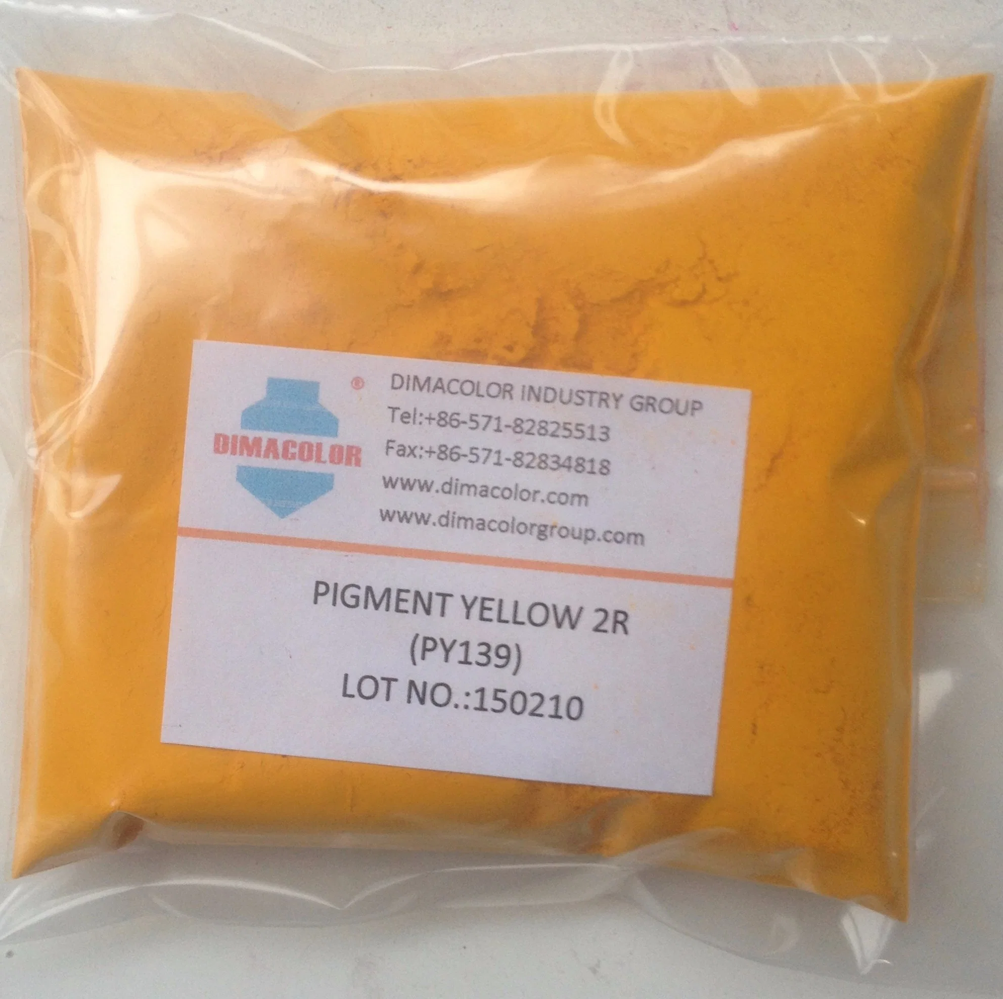 Pigment jaune 2r 139 revêtement en poudre Pigment plastique