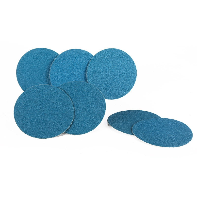 blue Sanding Disc Grinding Polish 6inch Zirconia Alumina Round Paper Velcro Disc