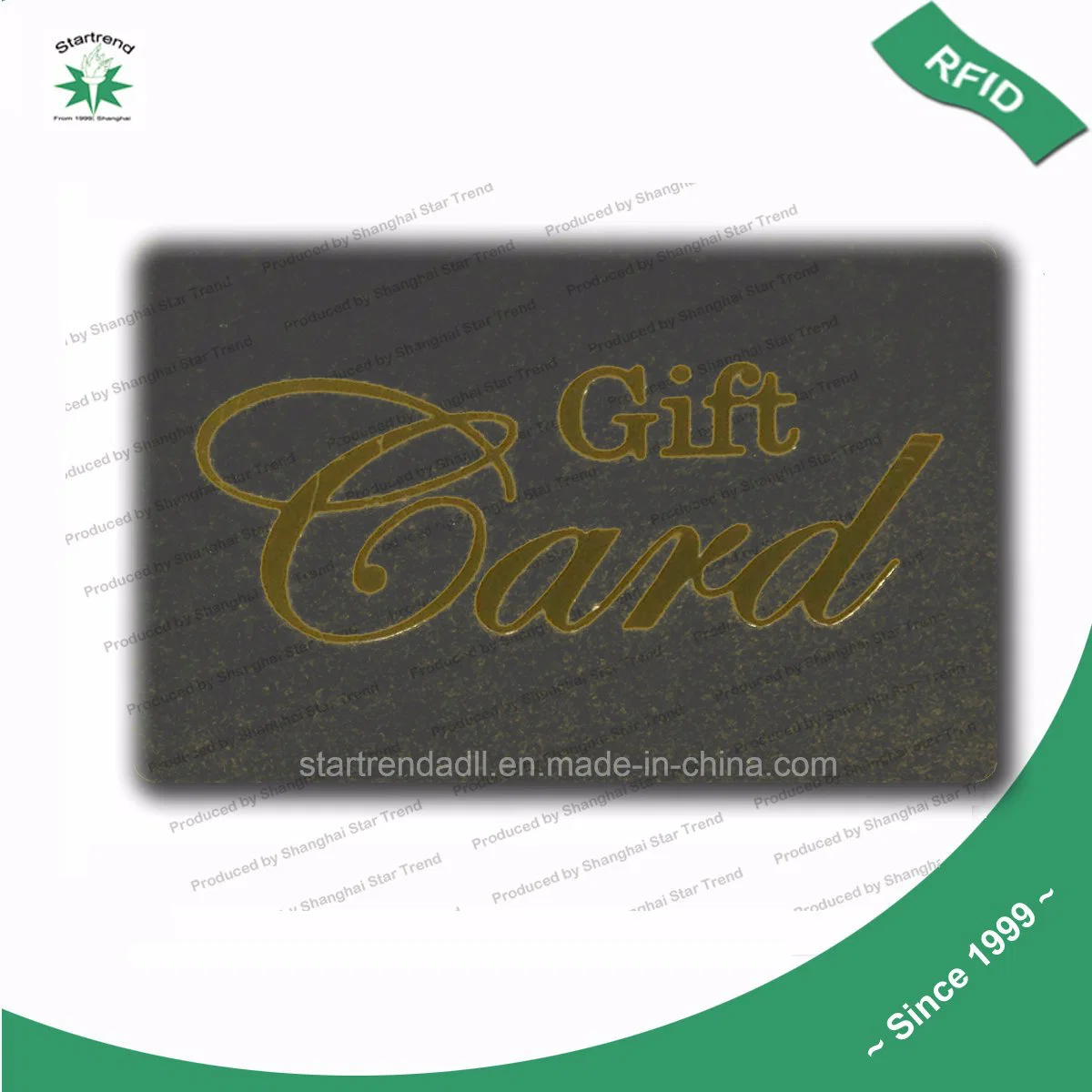 بطاقة هدايا من نوع VIP بلاستيكية مع الحرير عرض Gold Screen Gold/Hot Stamp Gold/Laser Stamping Gold