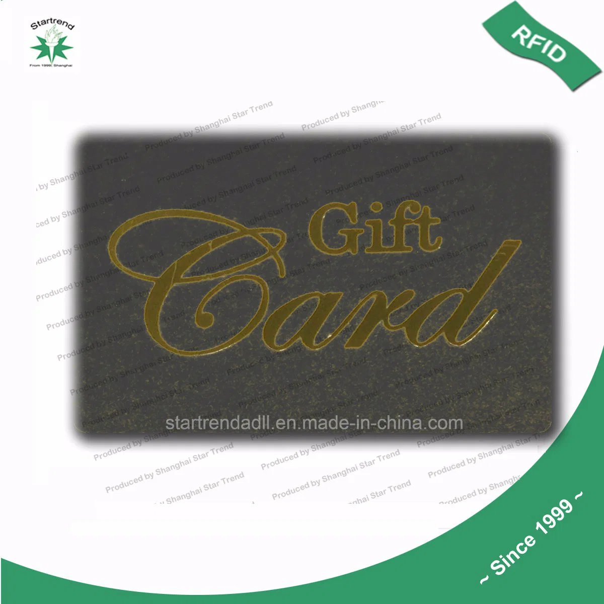 Plastic VIP Card Gift Card Loyalty PVC Card with Silk Screen Gold/Hot Stamp Gold/Laser Stamping Gold