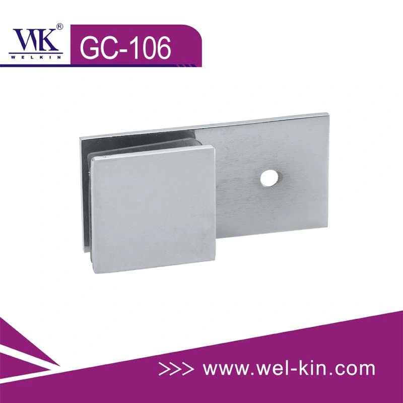 Stainless Steel Solid Brass Glass Clamp Door Hardware (GC-106)