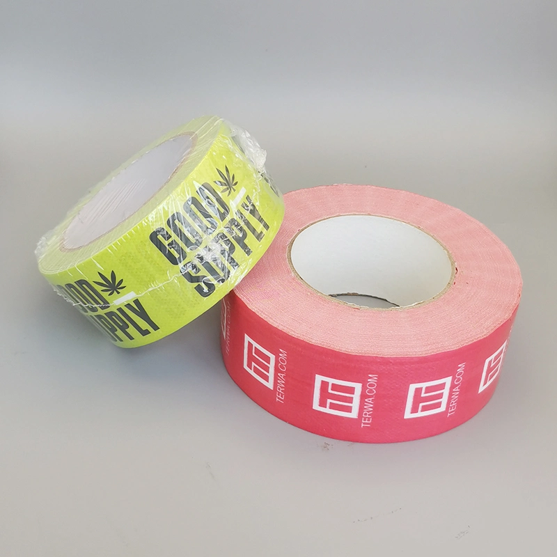 Rubber Glue High quality/High cost performance  Strong Adhesive Waterproof Logo Printed Multi Purpose Cloth Duct Tape