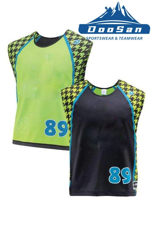 Doosansports Fashion Design Sublimation Men&prime; S Lacrosse Reversible Sleeveless Shirt