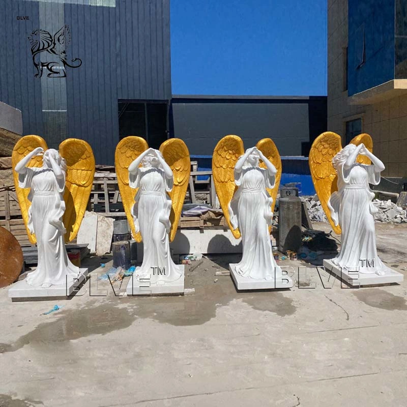 Jardín de la vida personalizada de la fábrica de color blanco de tamaño de la mujer griega estatuas de mármol Four Seasons Diosa esculturas de piedra