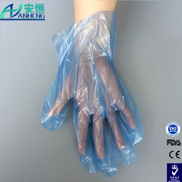 Poly Bag Gants jetables d'emballage Trasparent PE avec des bas prix