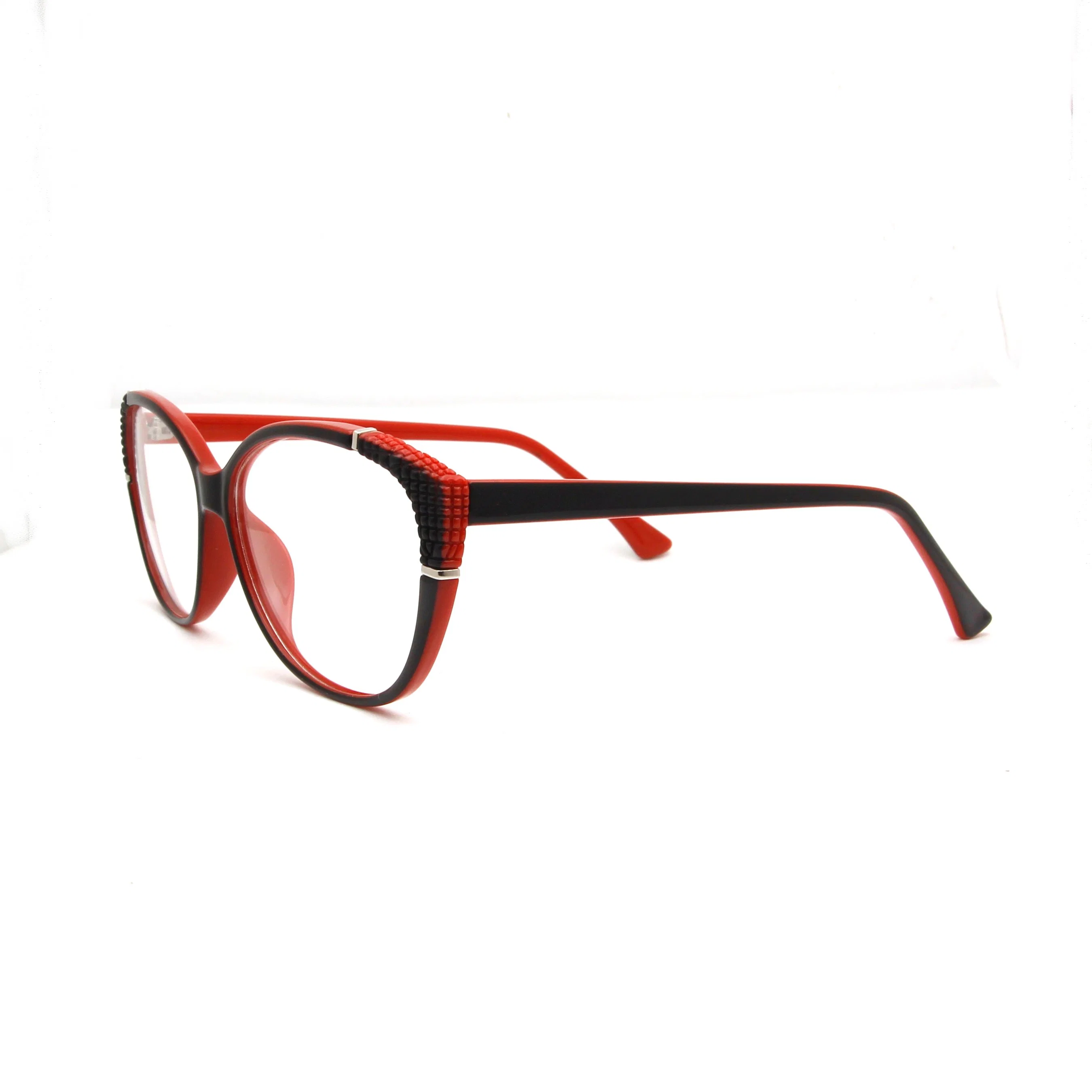 Cat Eye Shape Double Color Tr90+Cp Material Optical Eyewear, Plastic Eyeglasses Frames (RT1065)